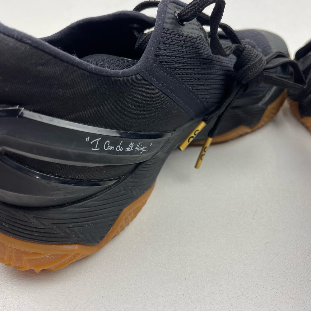 Under Armour Curry 2 Low Black Gum Bottom Mens Size 7.5 - Picture 6 of 8